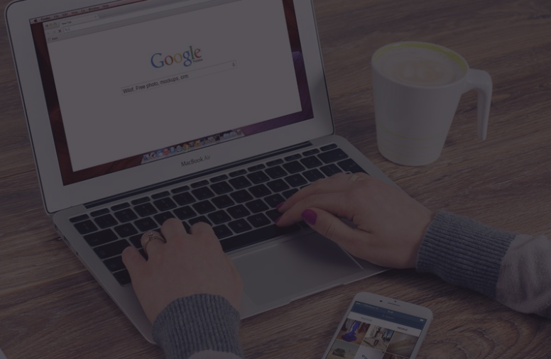 Typing into google