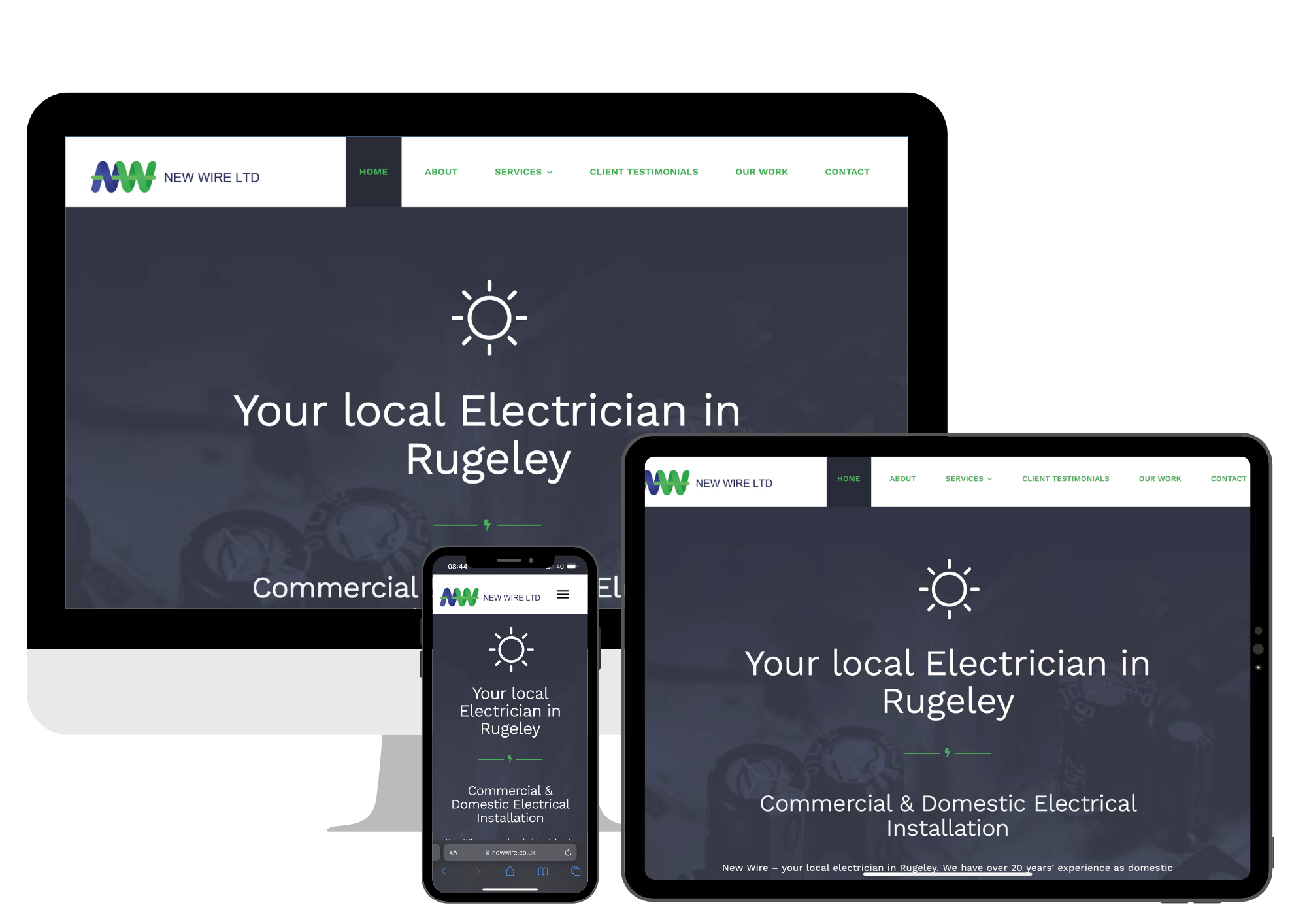 New Wire Website Design