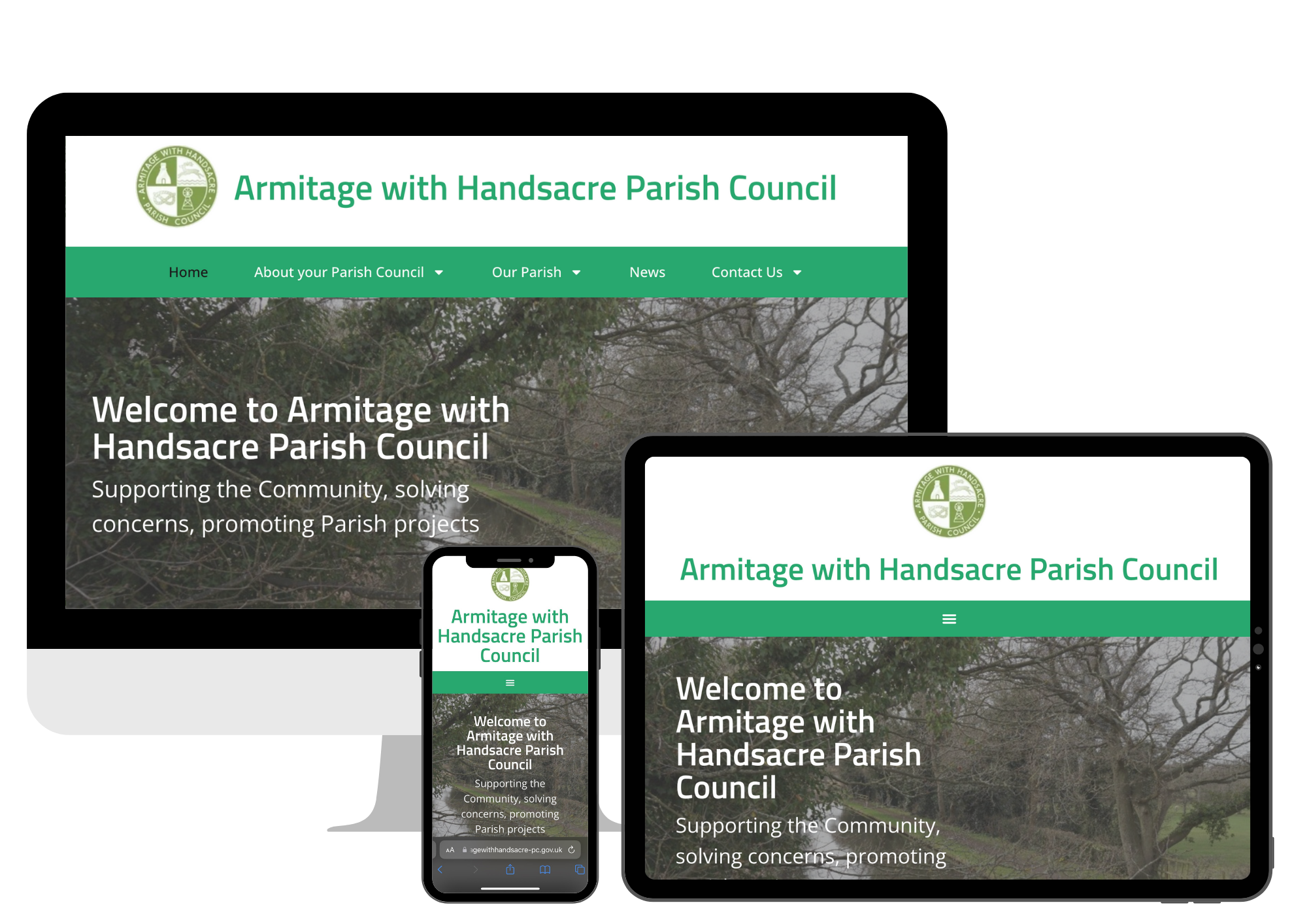 Armitage With Handsacre Website Design