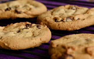Freshly baked cookies