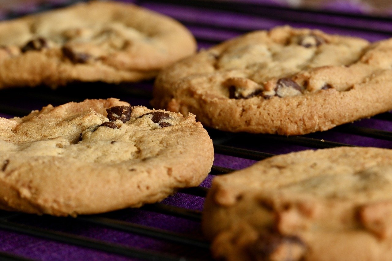 Freshly baked cookies